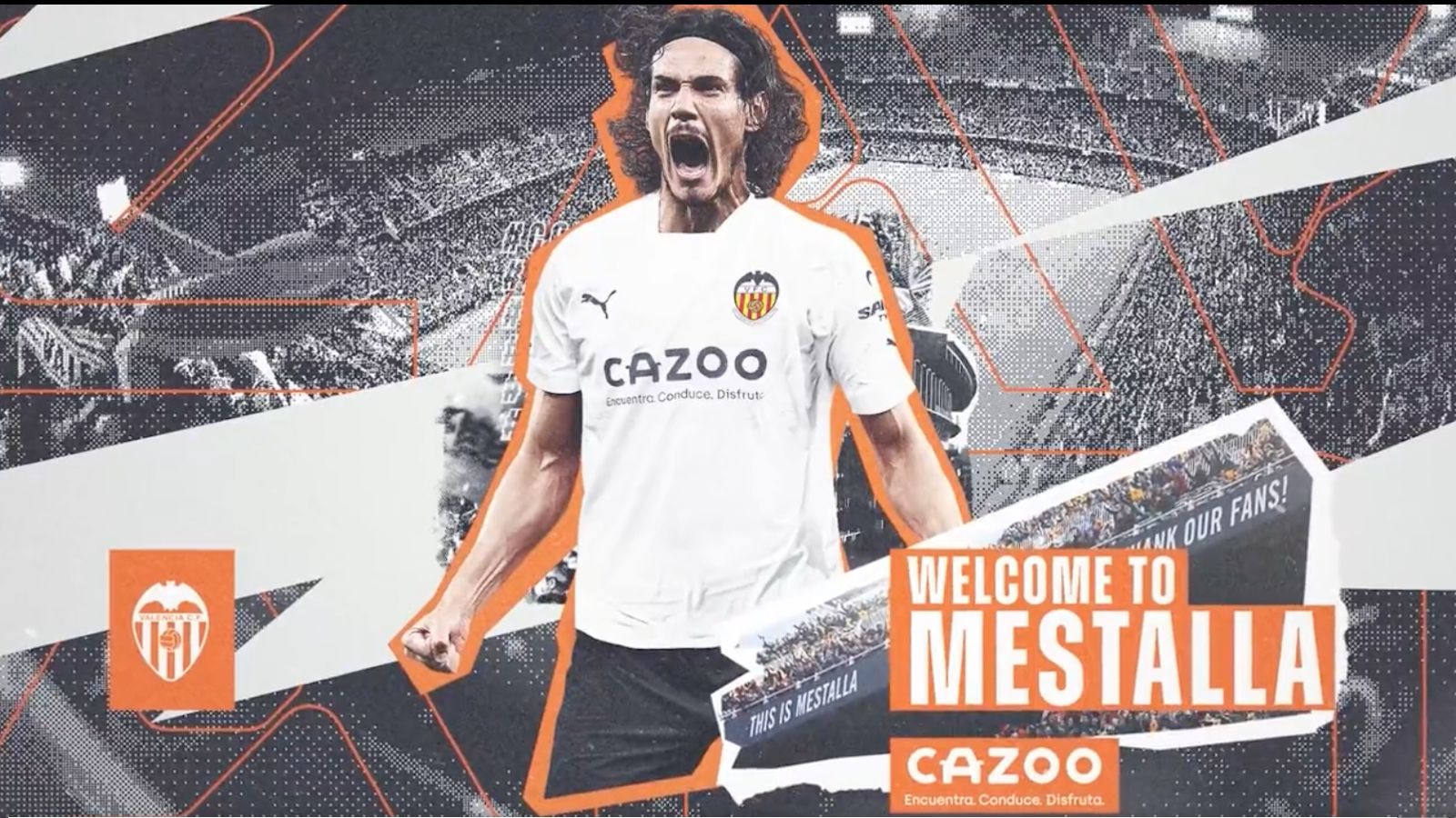 Edison Cavani, nuevo jugador del Valencia CF