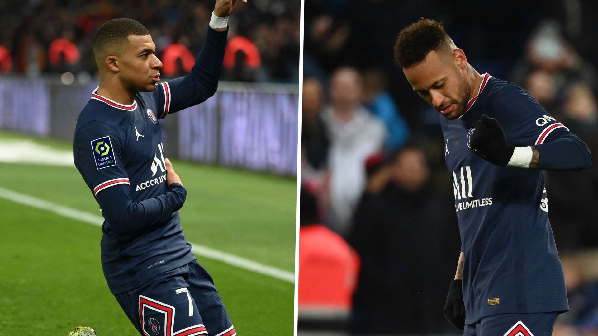 Kylian Mbappe Neymar PSG GFX