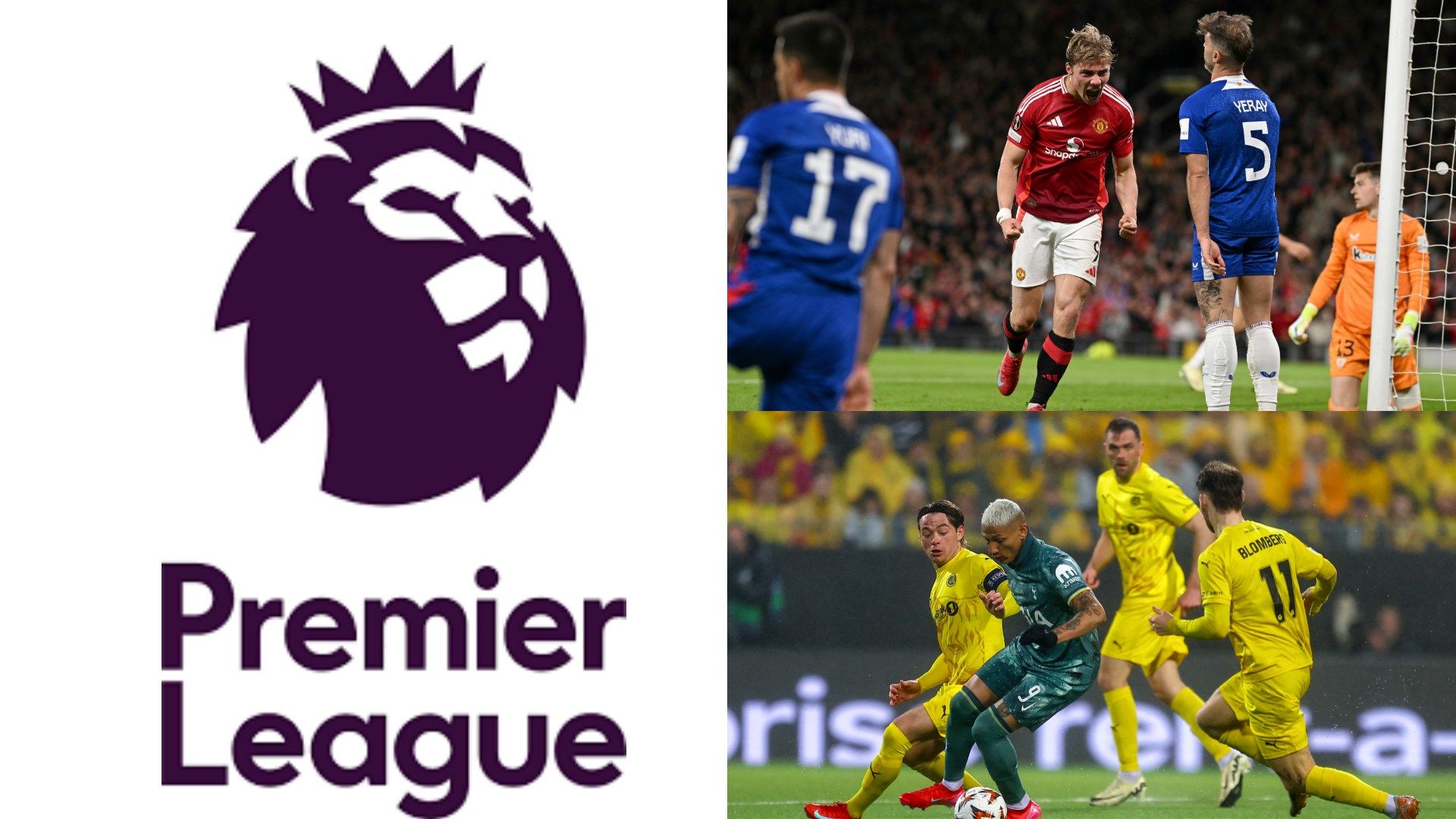 Tottenham Bodo/Glimt - Man United Athletic Bilbao Europa League Premier League