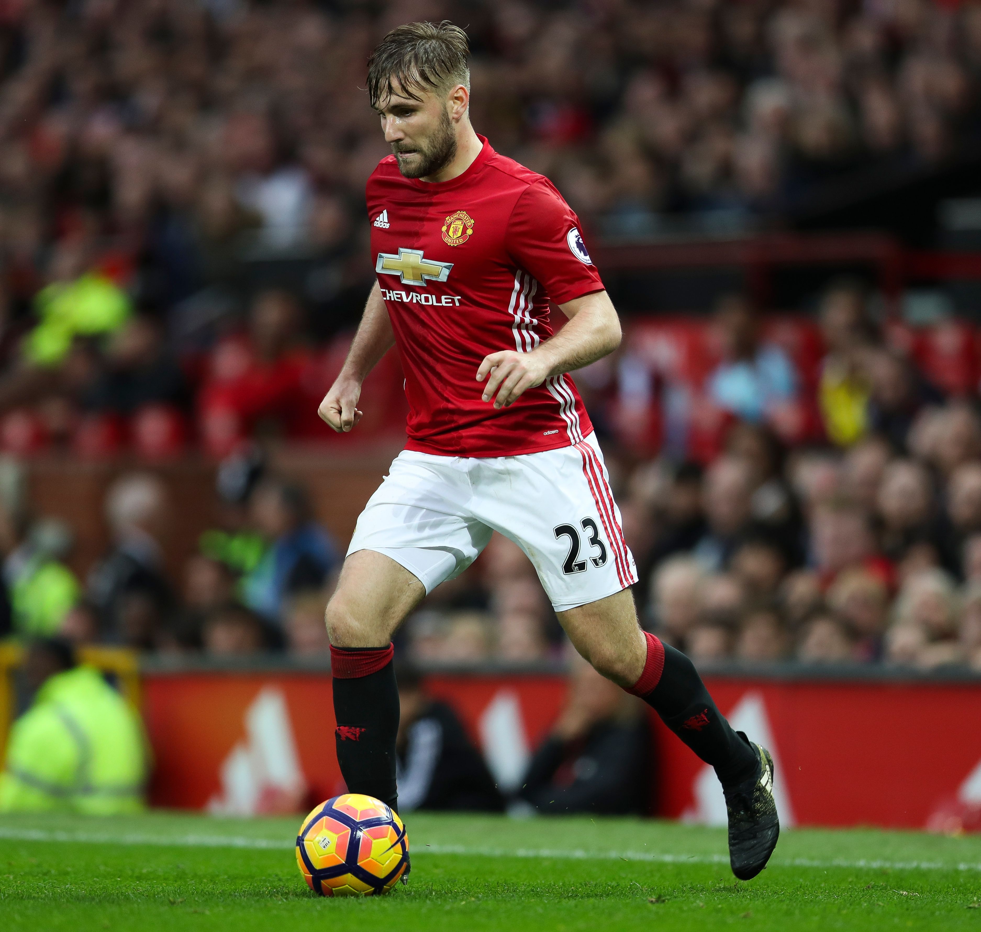 Luke Shaw Manchester United v Burnley