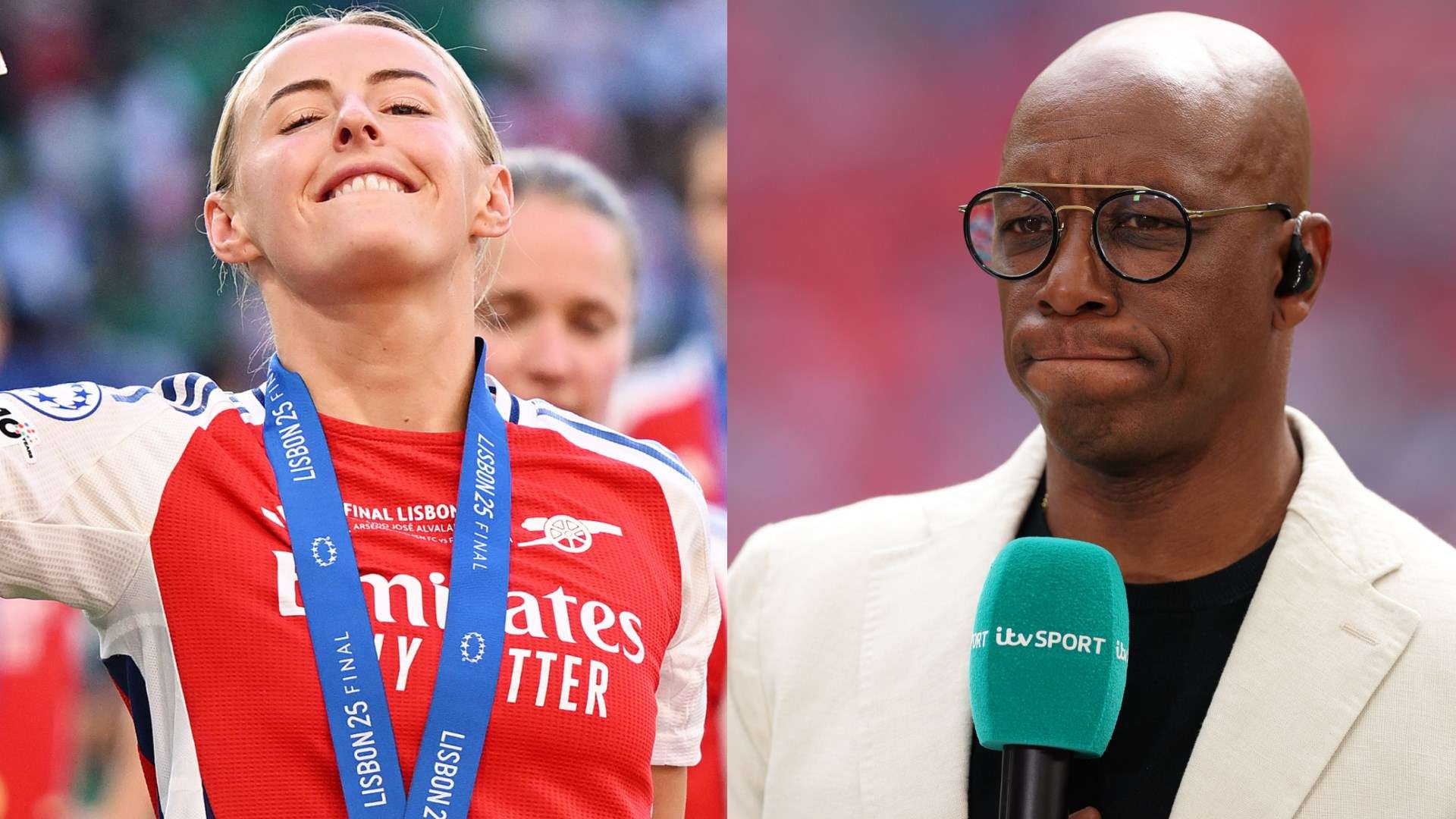 Arsenal Women's Champions League Ian Wright