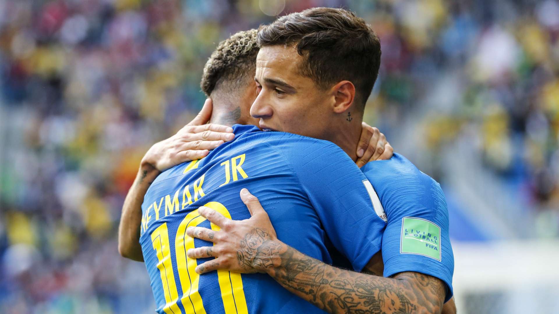 Philippe Coutinho Neymar Brazil 2018 World Cup