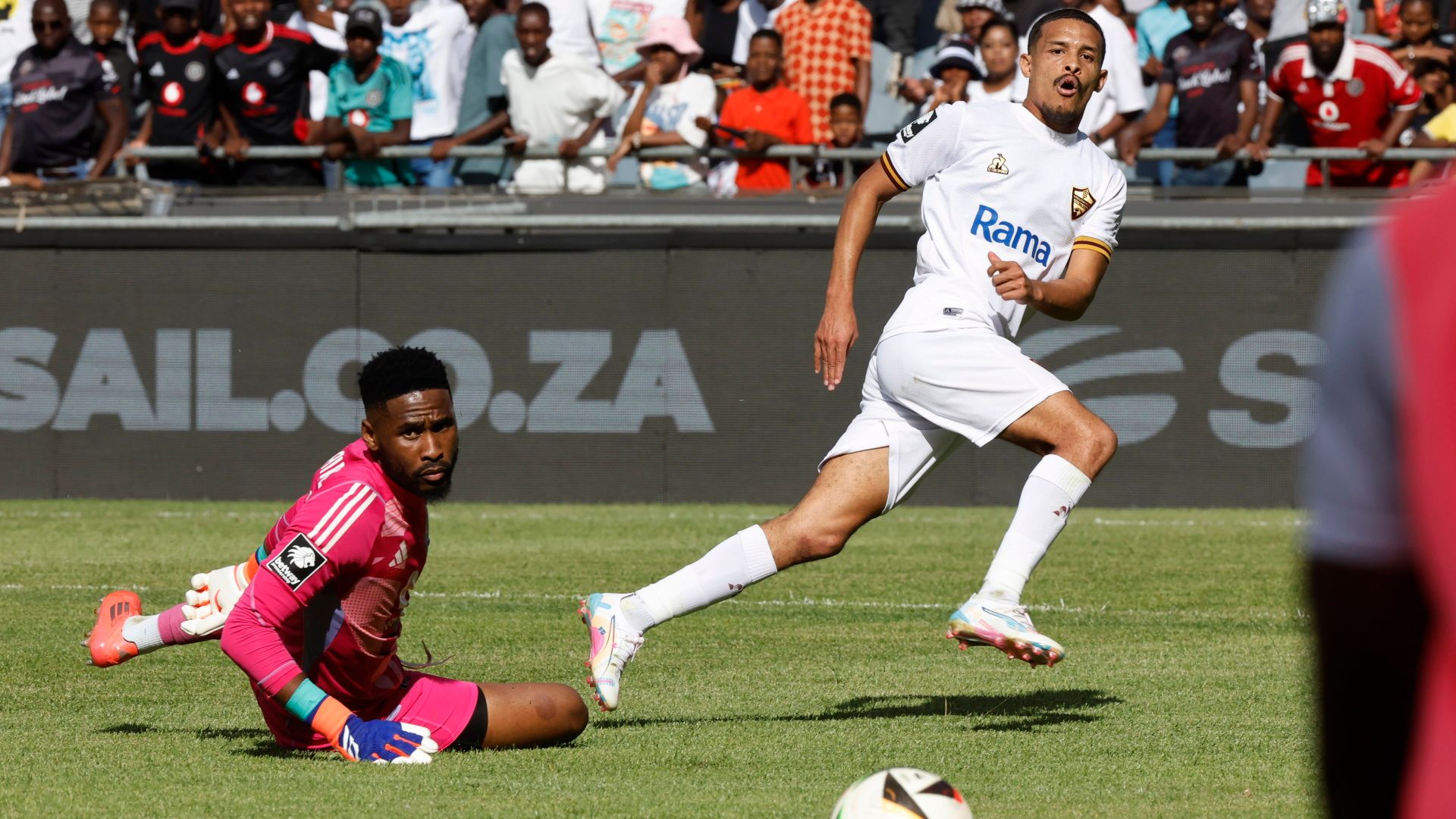 Devin Titus & Sipho Chaine, Orlando Pirates vs Stellenbosch, December 2024