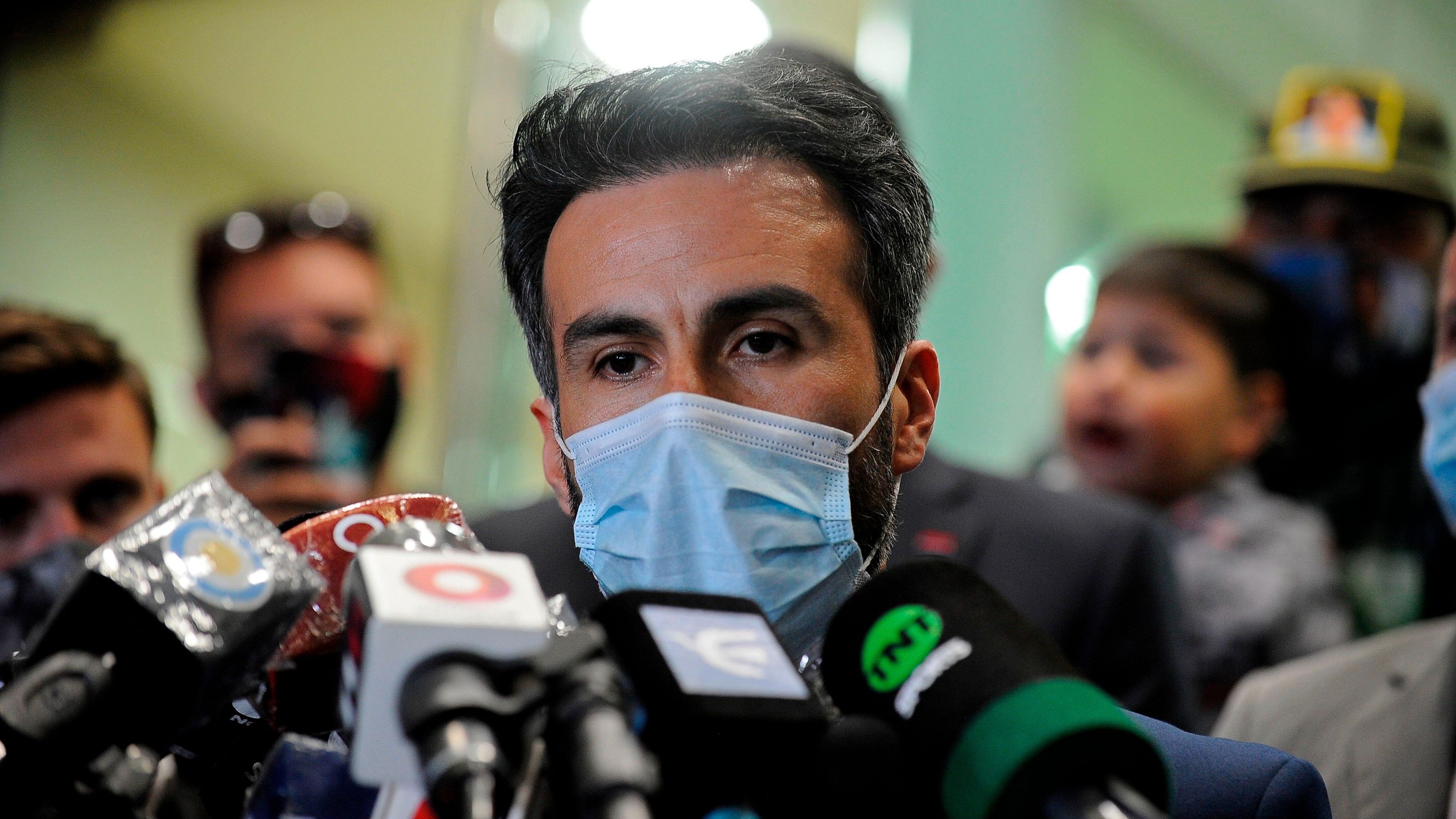 Leopoldo Luque Maradona Clinica Olivos