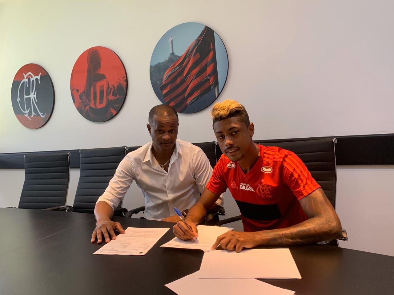 Bruno Henrique e Denis Ricardo