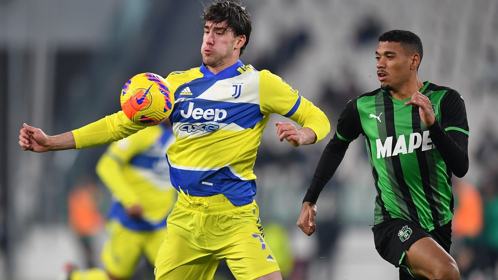 Vlahovic Tressoldi Juventus Sassuolo Coppa Italia