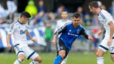 Chris Wondolowski Andrew Jacobson San Jose Earthquakes Vancouver Whitecaps MLS