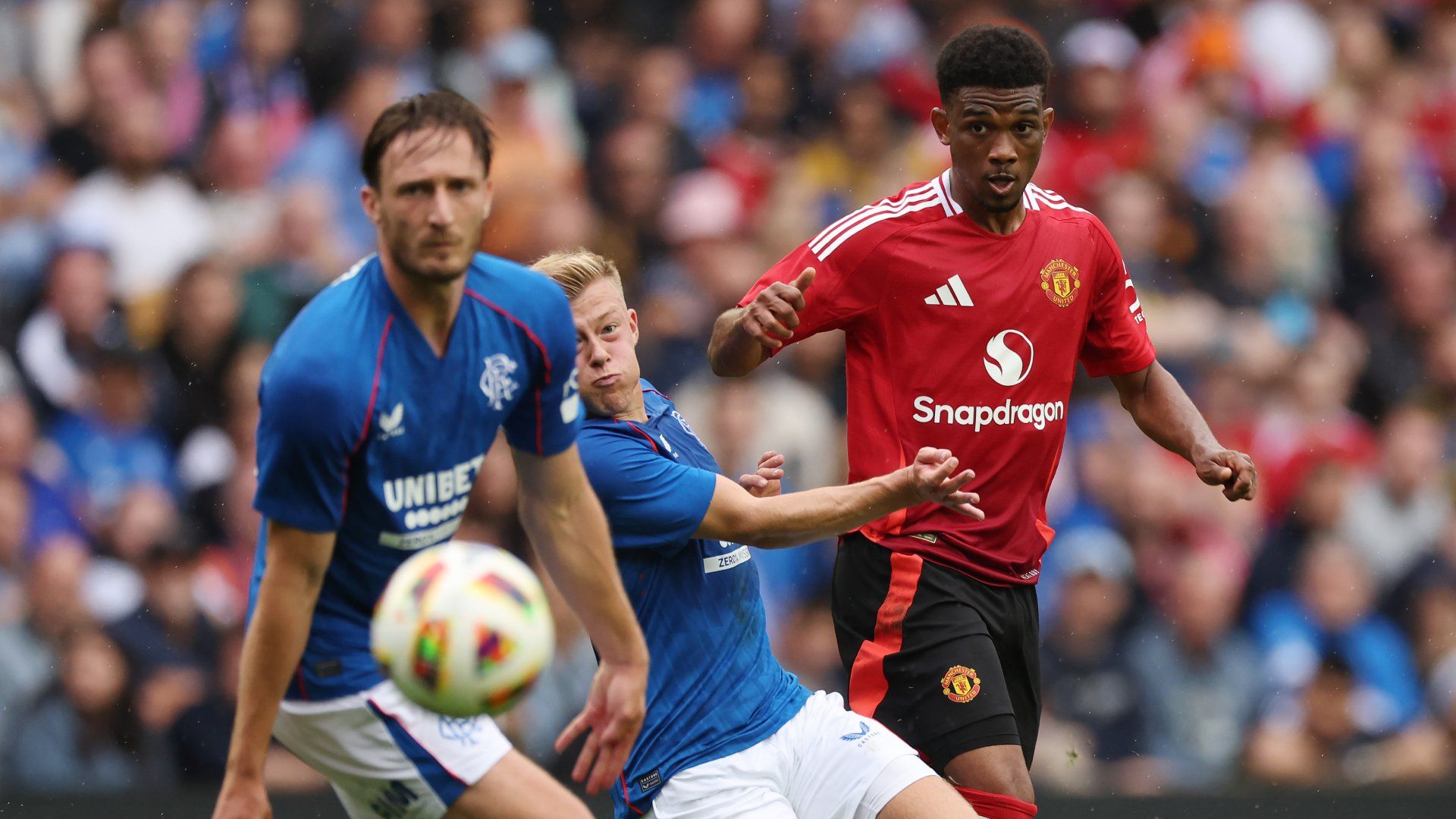 Amad Diallo Manchester United Rangers 2024