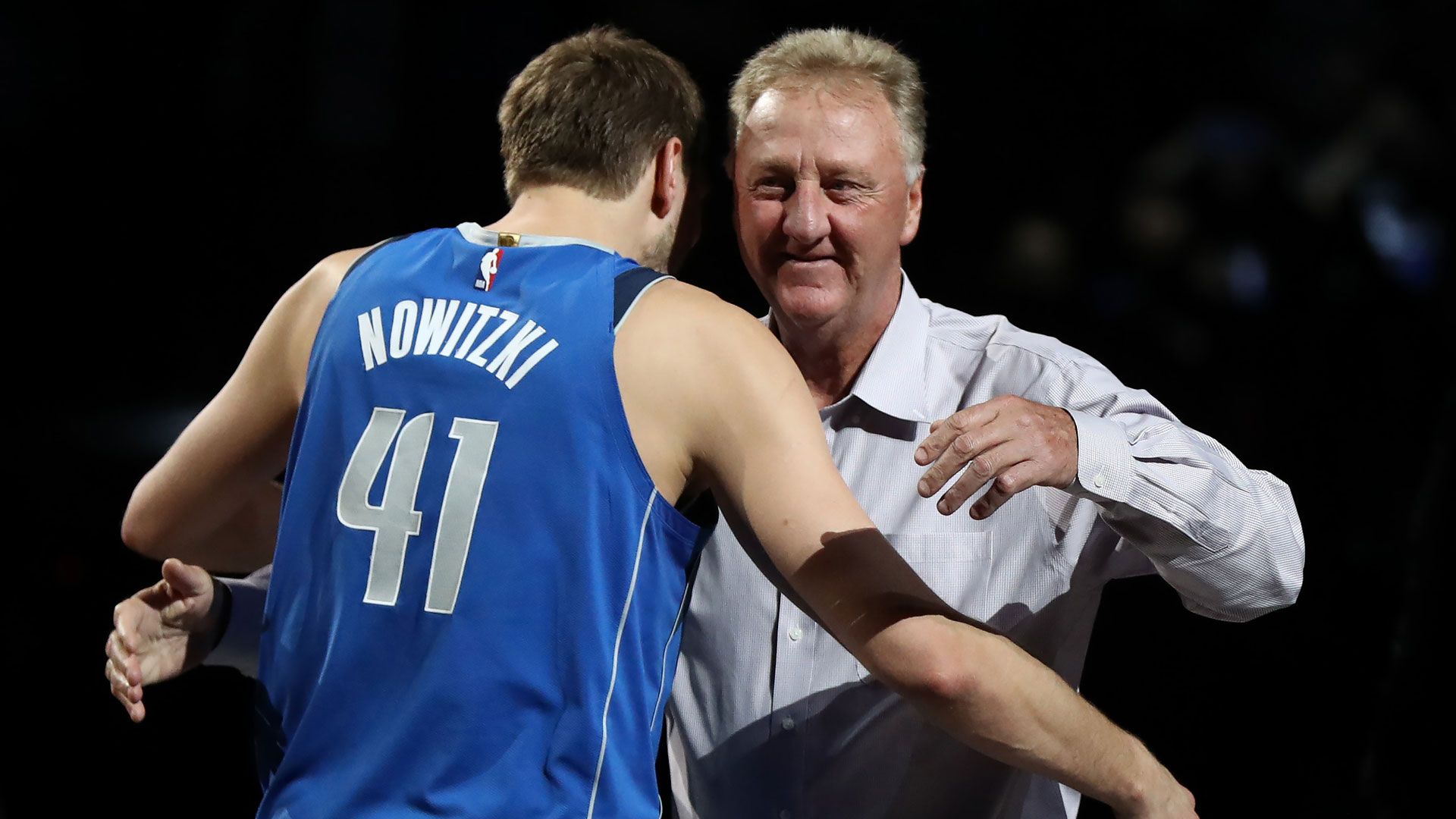 Dirk Nowitzki Larry Bird Dallas Mavericks NBA 10042019