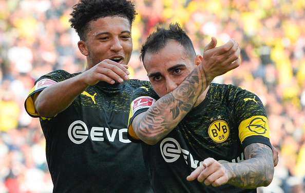 Jadon Sancho & Paco Alcacer