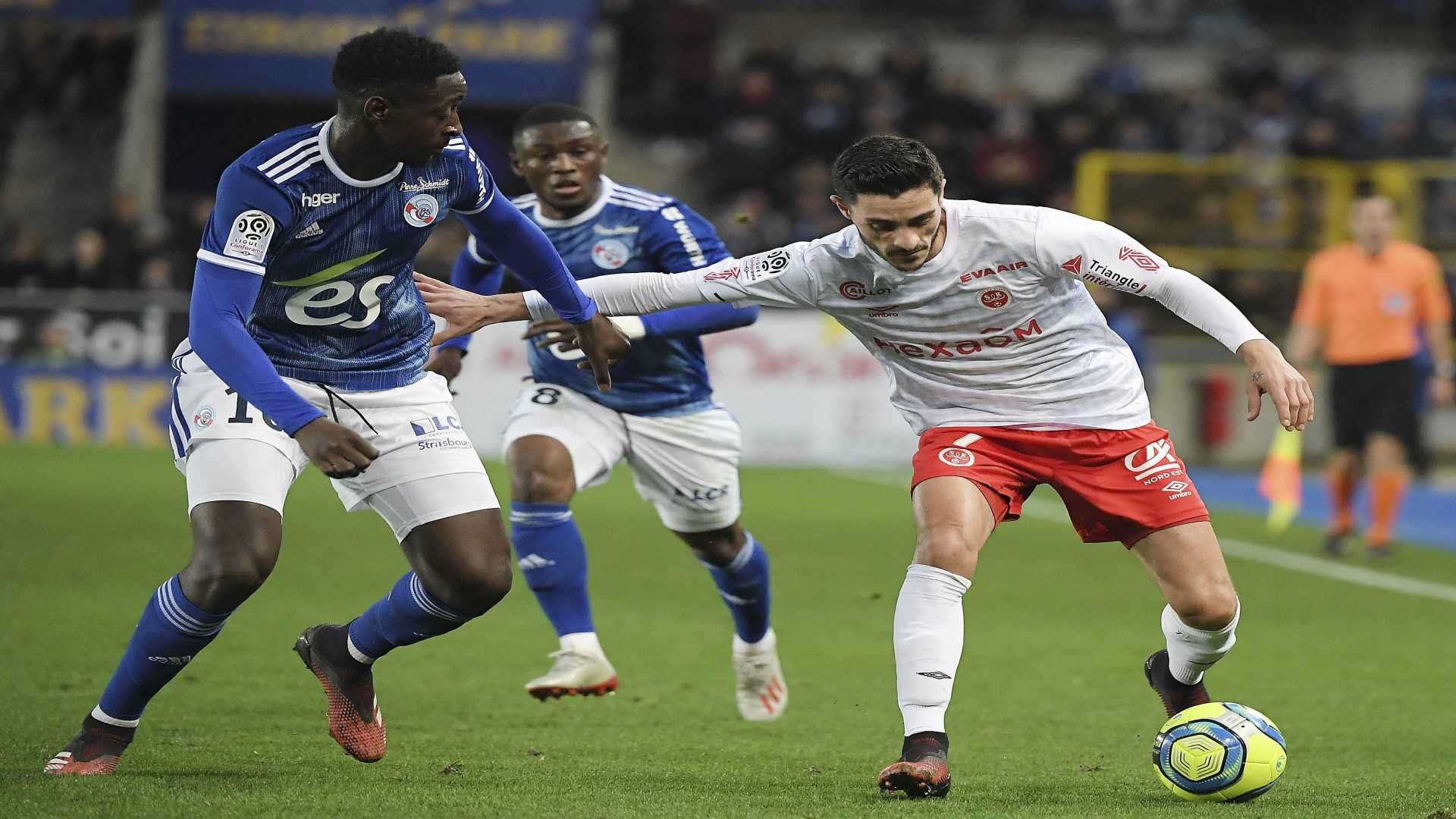 Xavier Chavalerin Ibrahima Sissoko Strasbourg Reims Ligue 1 09022020