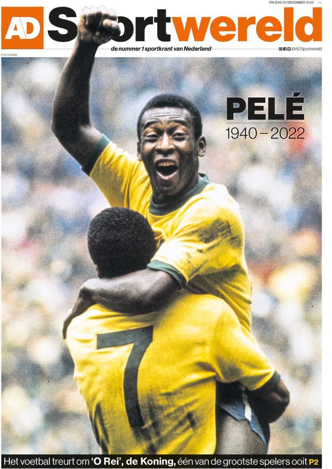 Capa Sportwereld Pelé