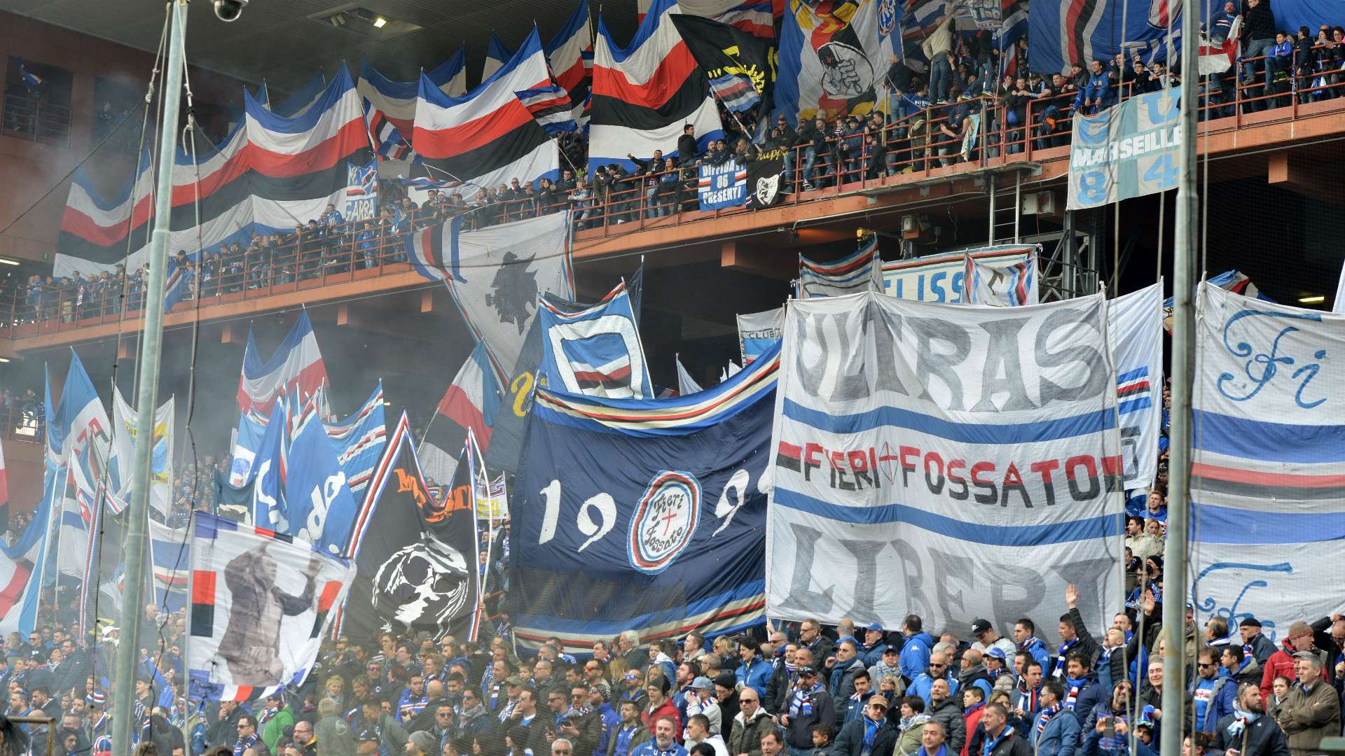 Sampdoria fans, Serie A, 02192017