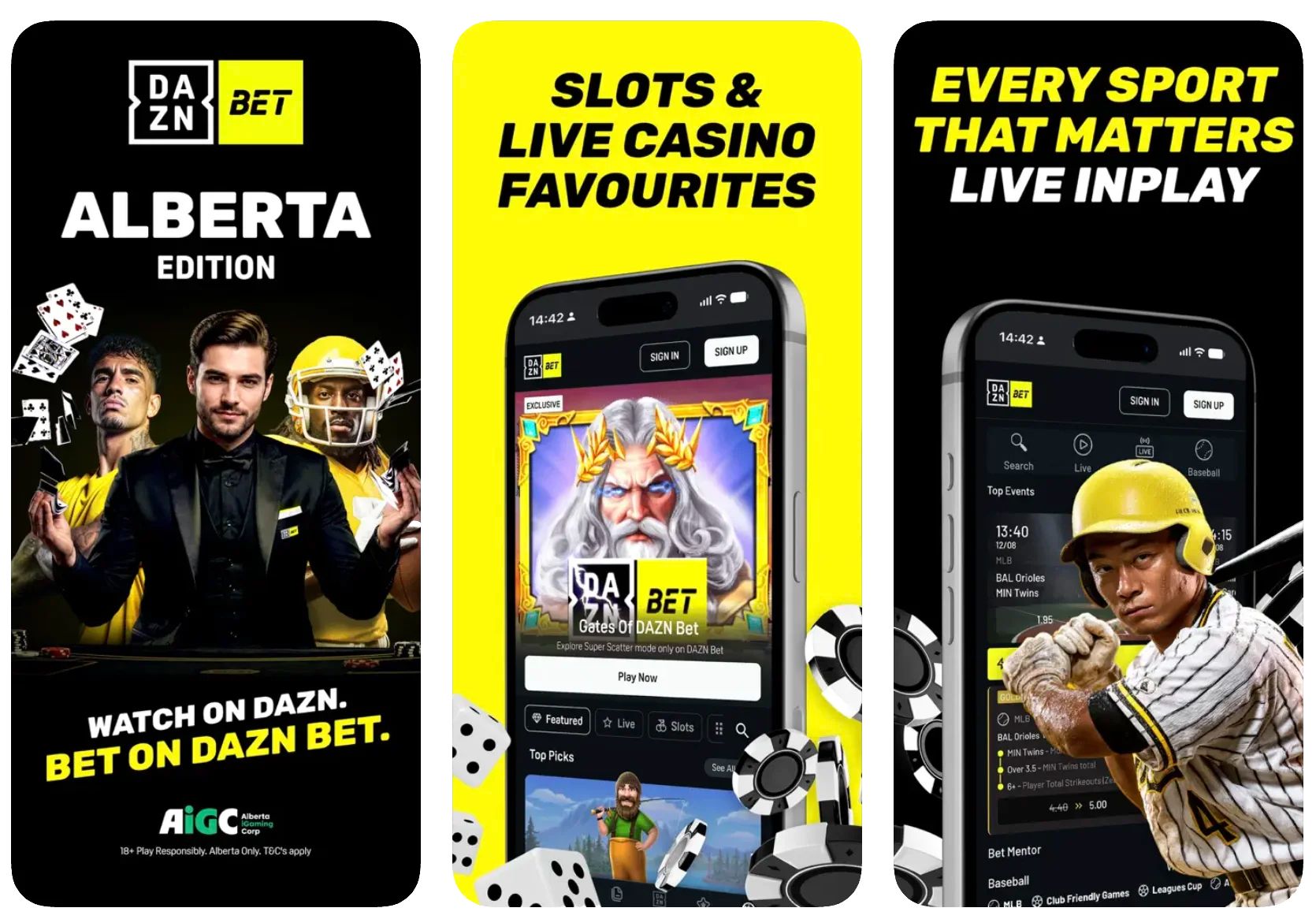 dazn bet alberta app