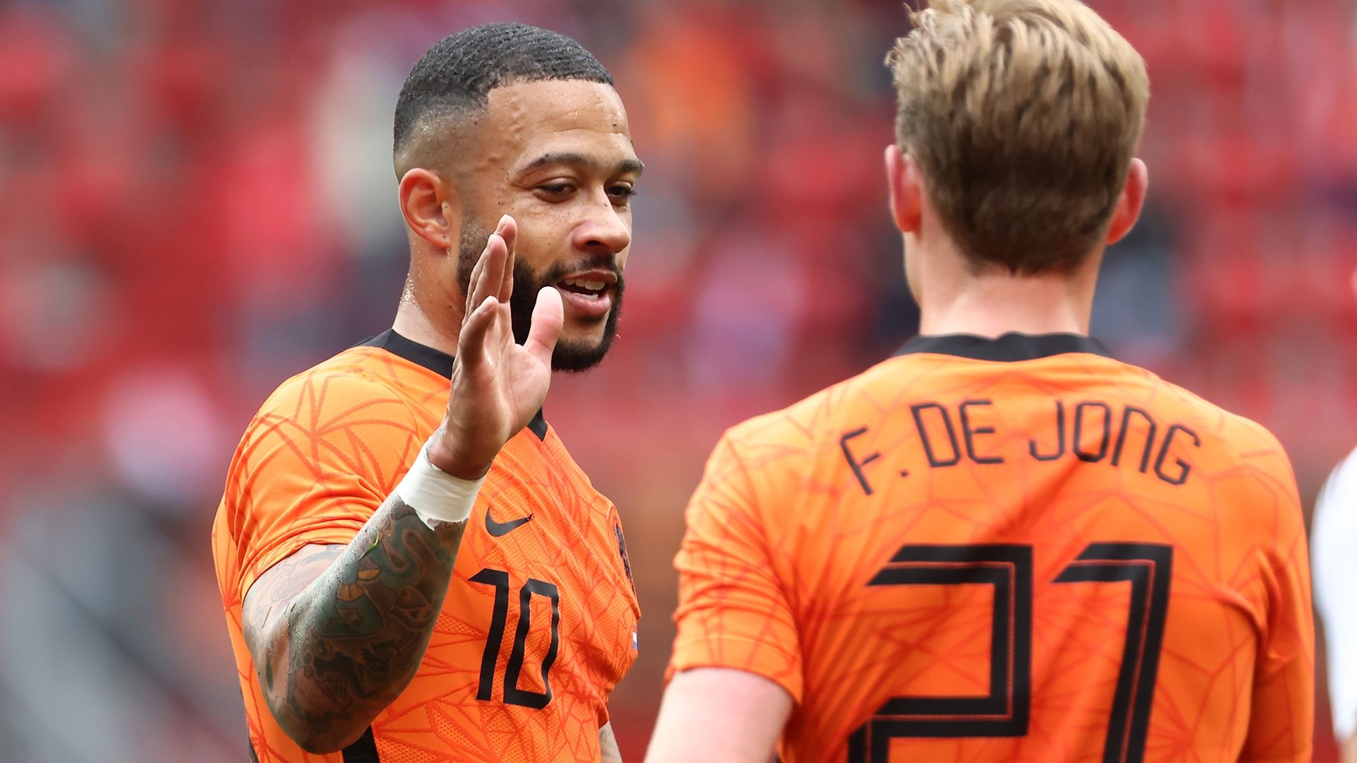 【EURO 2020 】オランダ代表 MEMPHIS メンフィス・デパイ美品 EURO 2020 】オランダ代表 MEMPHIS メンフィス・デパイ美品
