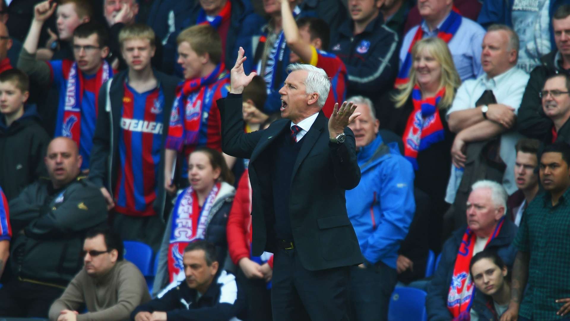 Alan Pardew Crystal Palace Hull City Premier League 25042015