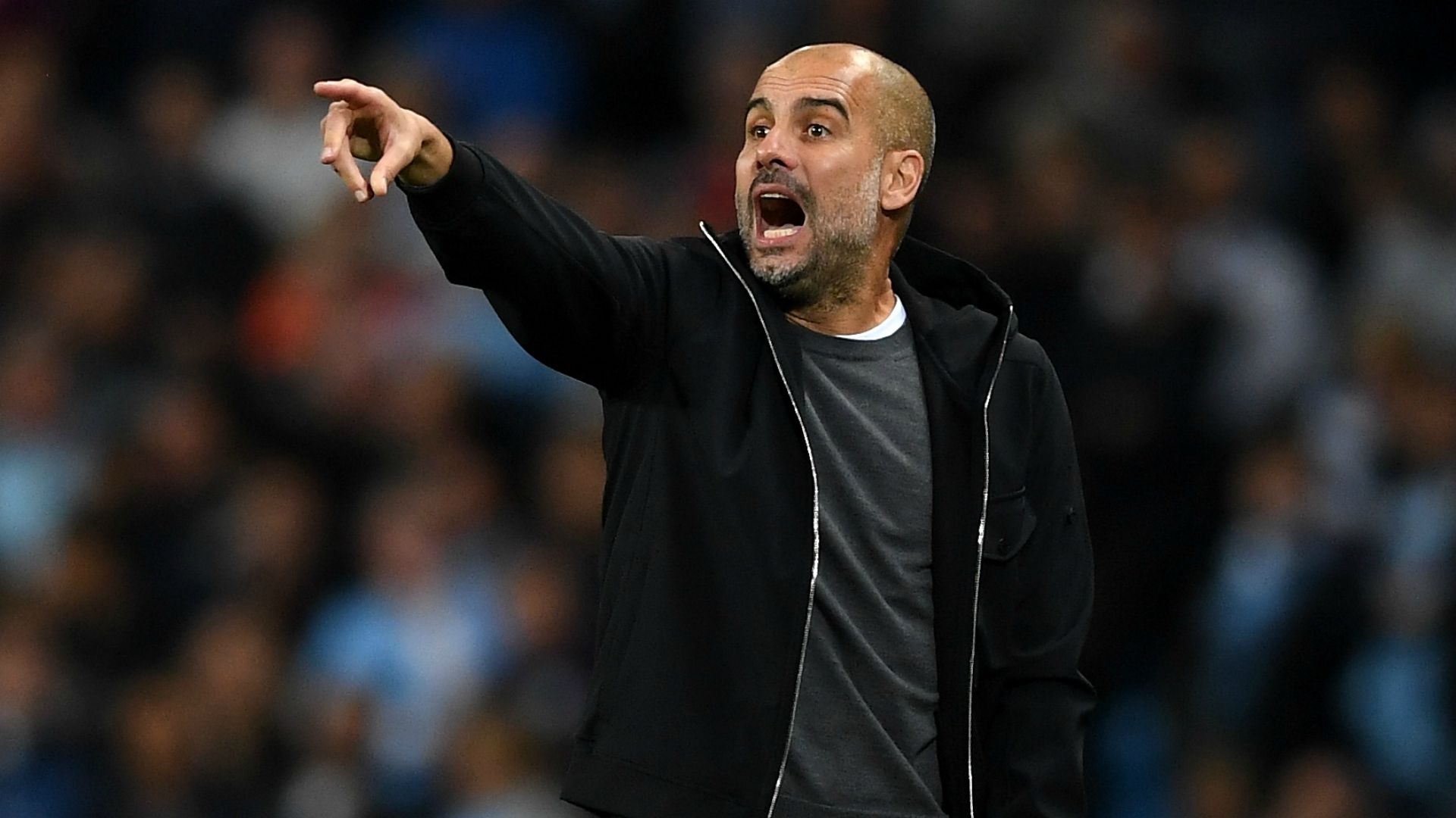 Josep Guardiola Manchester City Napoli UEFA Champions League 10172017