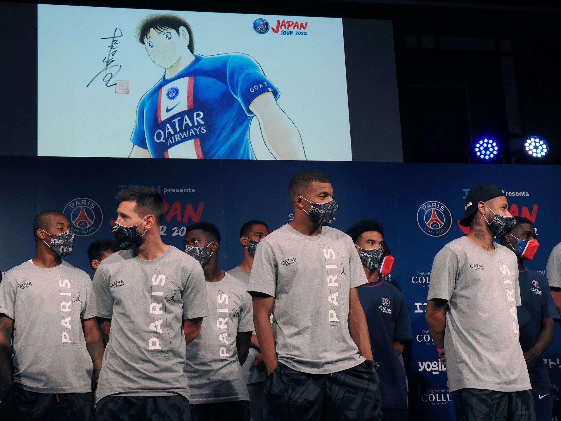 Les joueurs du PSG ont déjà visité le Japon entre le 17 et le 28 juillet 2022.