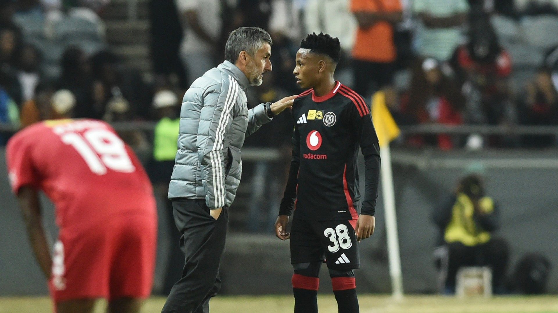 Relebohile Mofokeng, Jose Riveiro, Orlando Pirates, October 2024