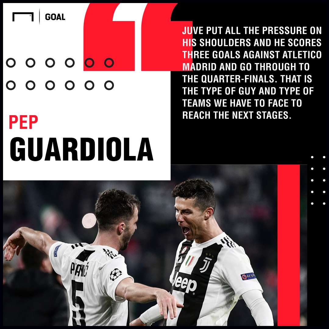 Pep Guardiola Cristiano Ronaldo Juventus PS