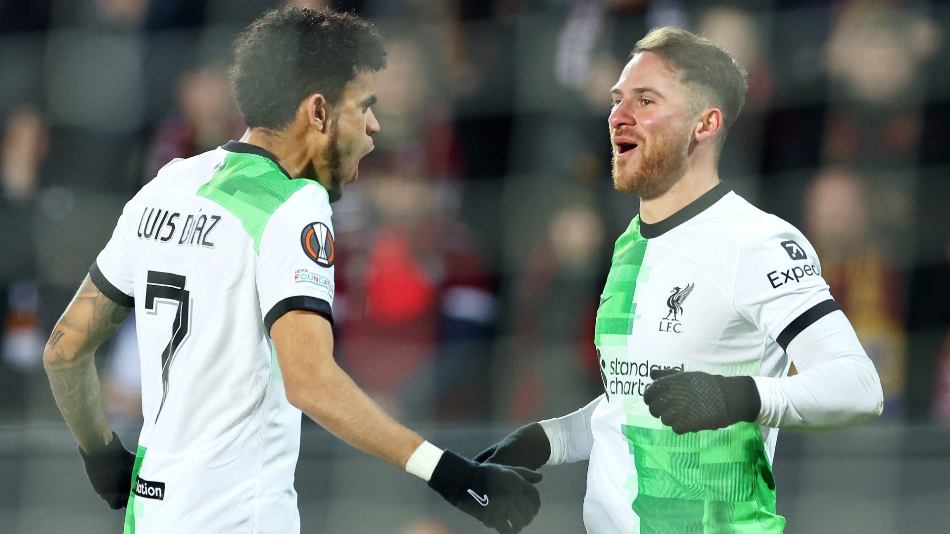 Luis Diaz Alexis Mac Allister Liverpool 2023-24