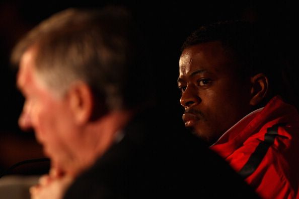 Patrice Evra - Alex Ferguson - Manchester United