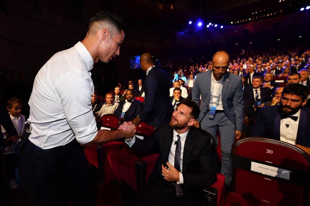 Messi Ronaldo UCL draw Monaco