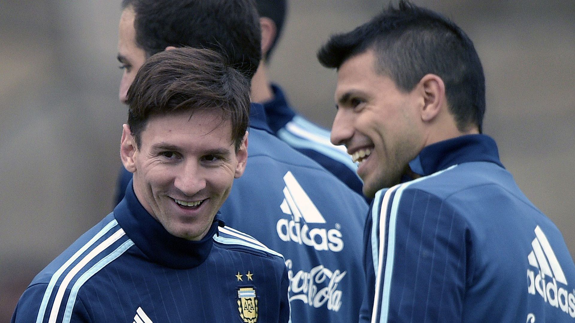 Lionel Messi Sergio Aguero Argentina 062015
