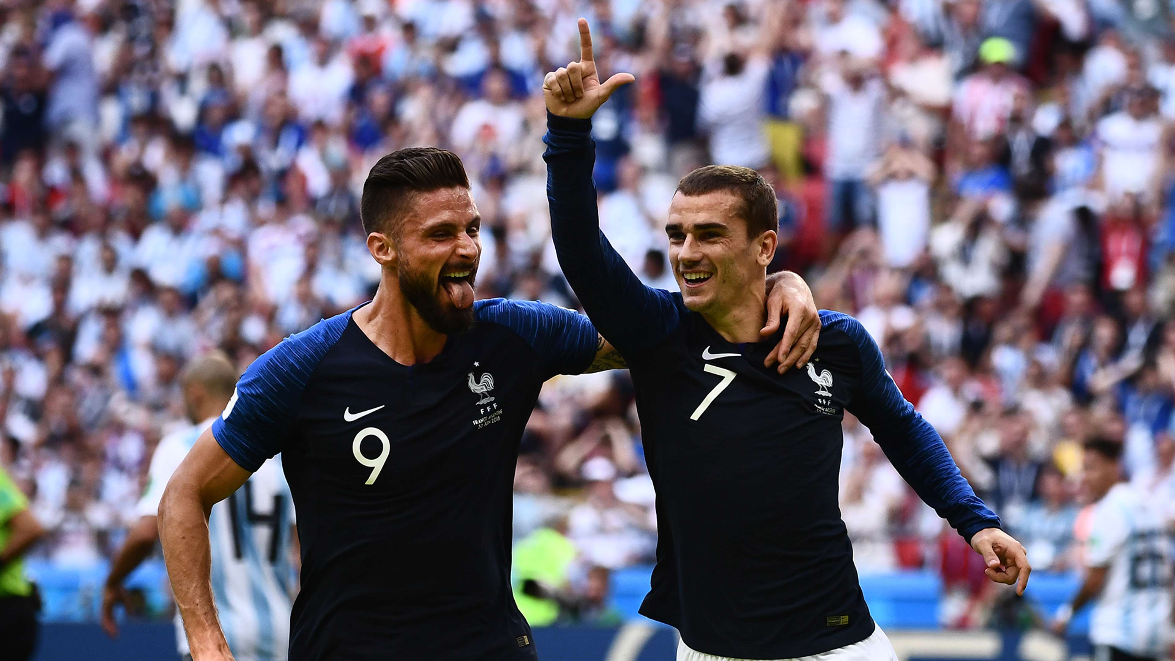 Antoine Griezmann Olivier Giroud France World Cup 2018