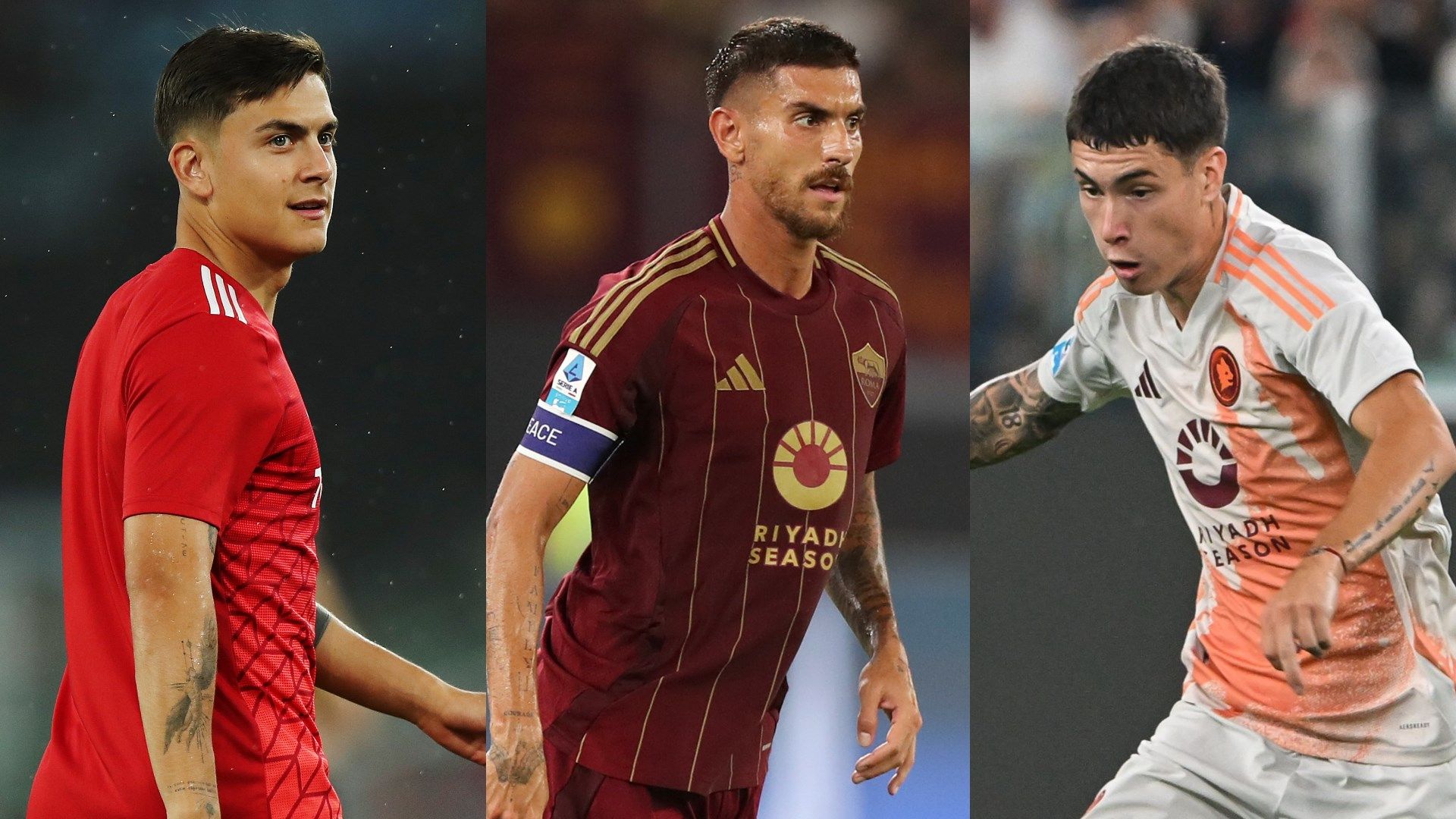 Dybala Pellegrini Soulé Roma