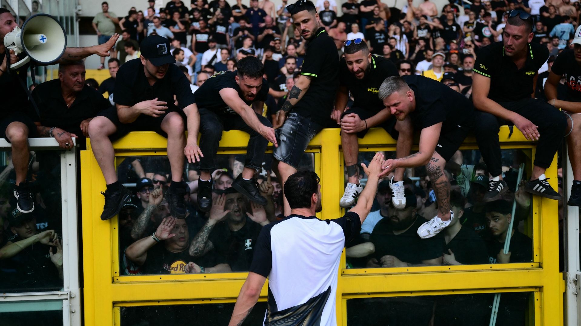 Juventus fans during derby Torino 24052026