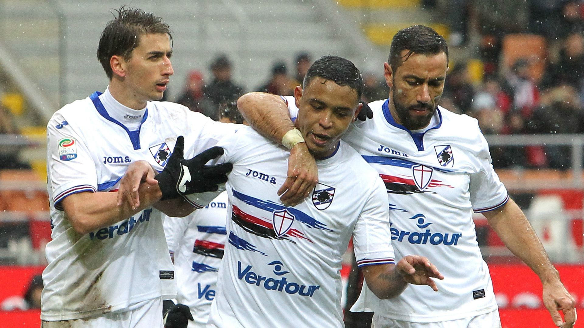 Filip Djuricic, Luis Muriel, Fabio Quagliarella, Sampdoria, Serie A, 02052017