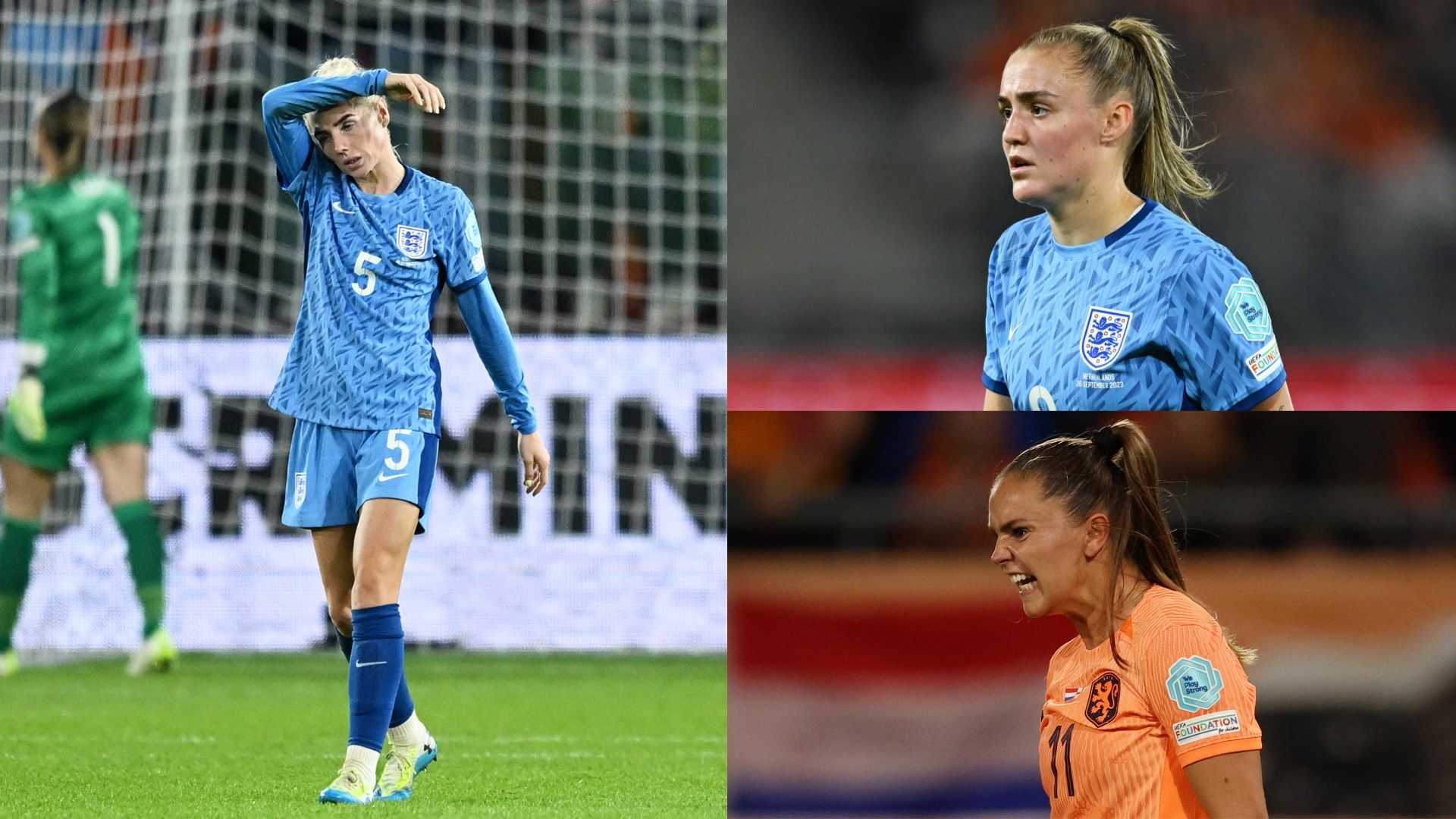 Alex Greenwood Georgia Stanway Lieke Martens England Netherlands composite