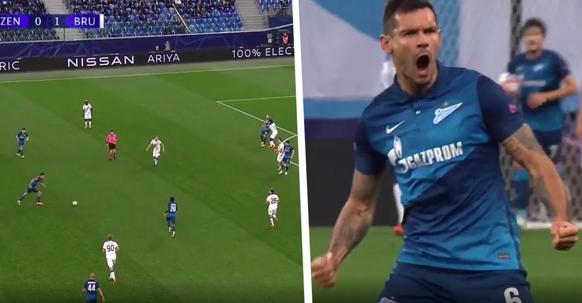DEJAN LOVREN ZENIT TOR CHAMPIONS LEAGUE BRUGGE