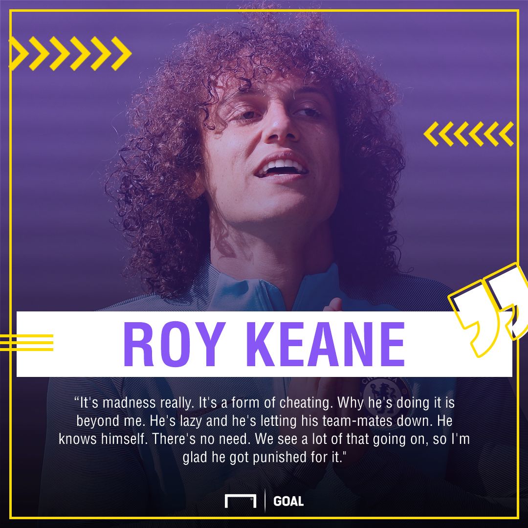 Roy Keane David Luiz Chelsea cheating lazy