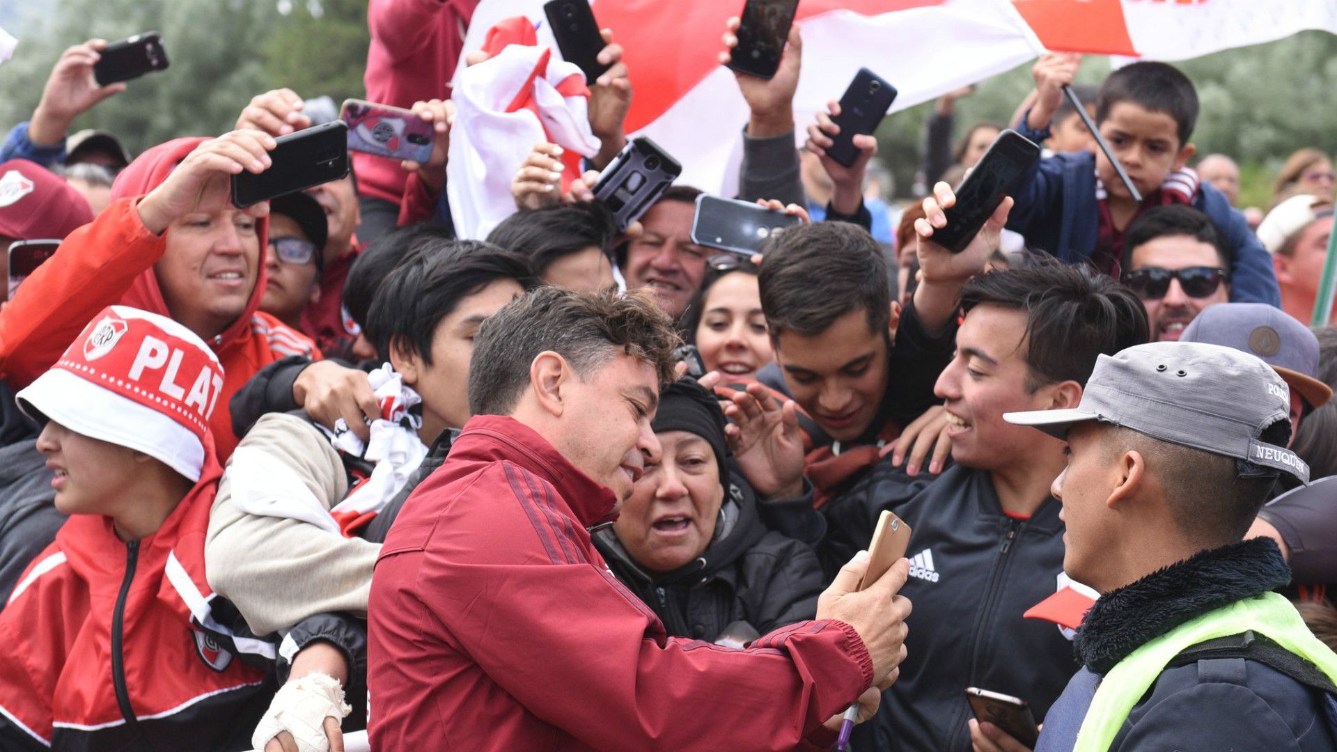 Gallardo hinchas River pretemporada 2020