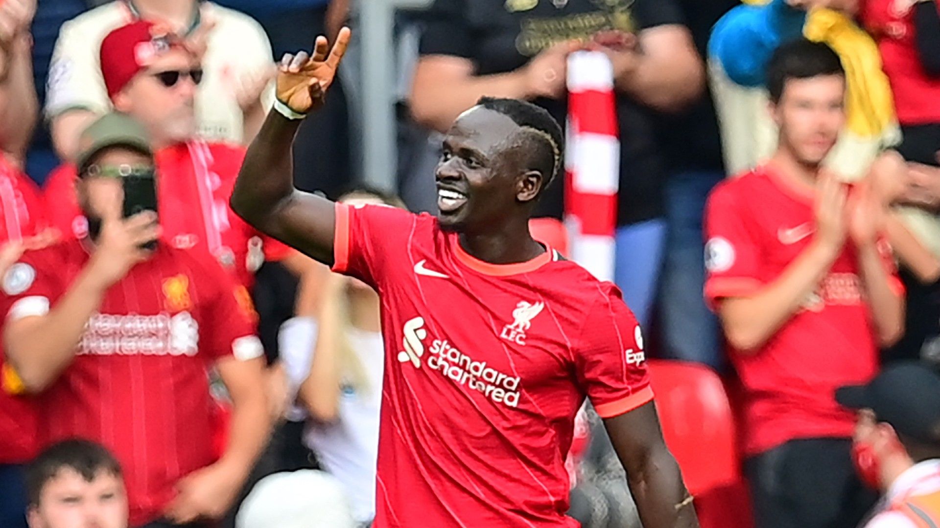 Sadio Mane Liverpool vs Crystal Palace 2021-22