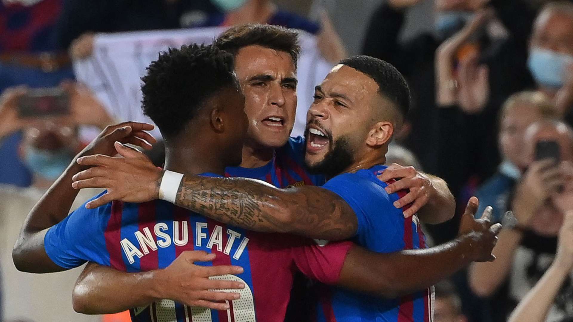 Depay y Ansu Fati, Barcelona