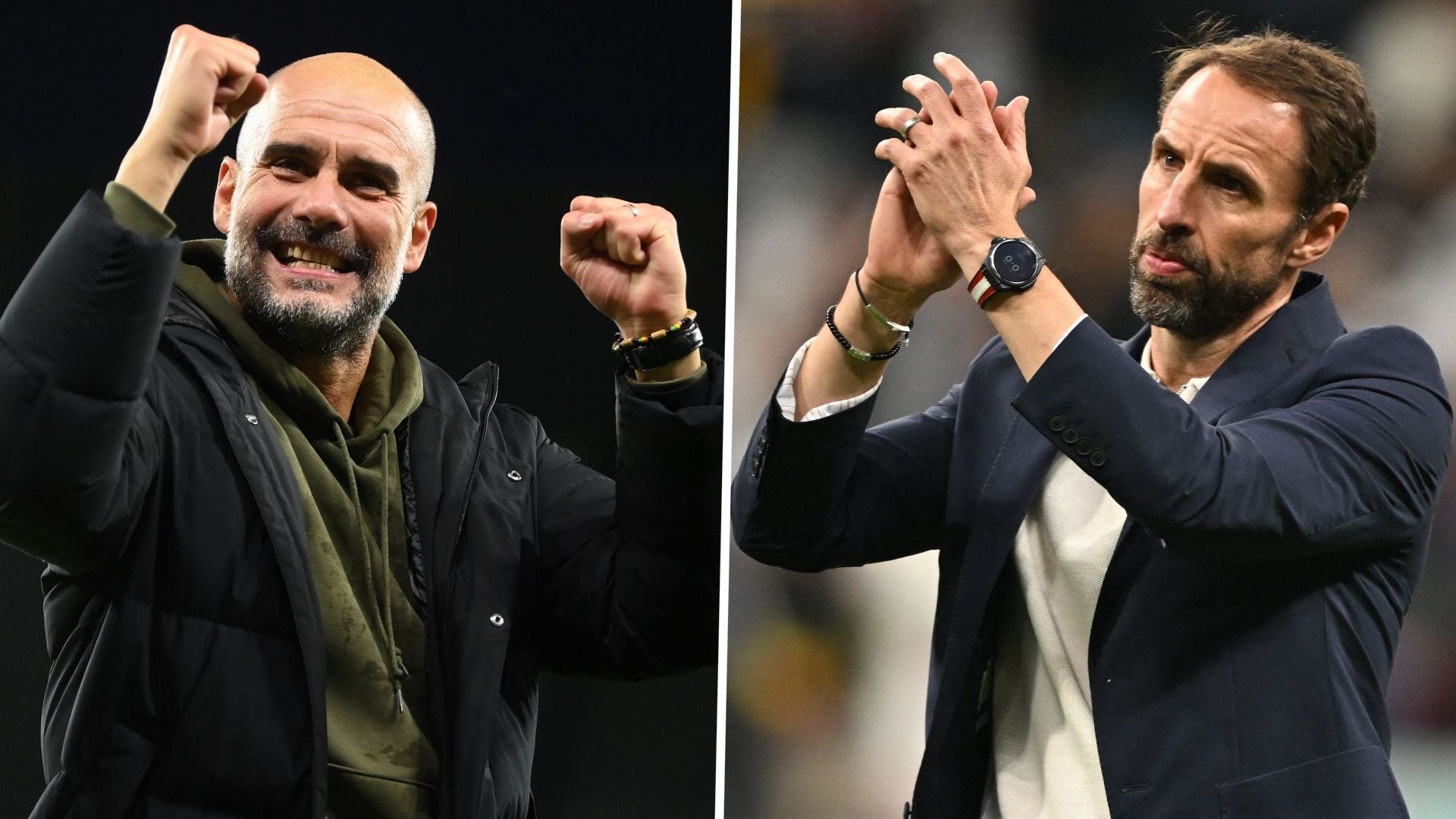 Pep Guardiola Gareth Southgate