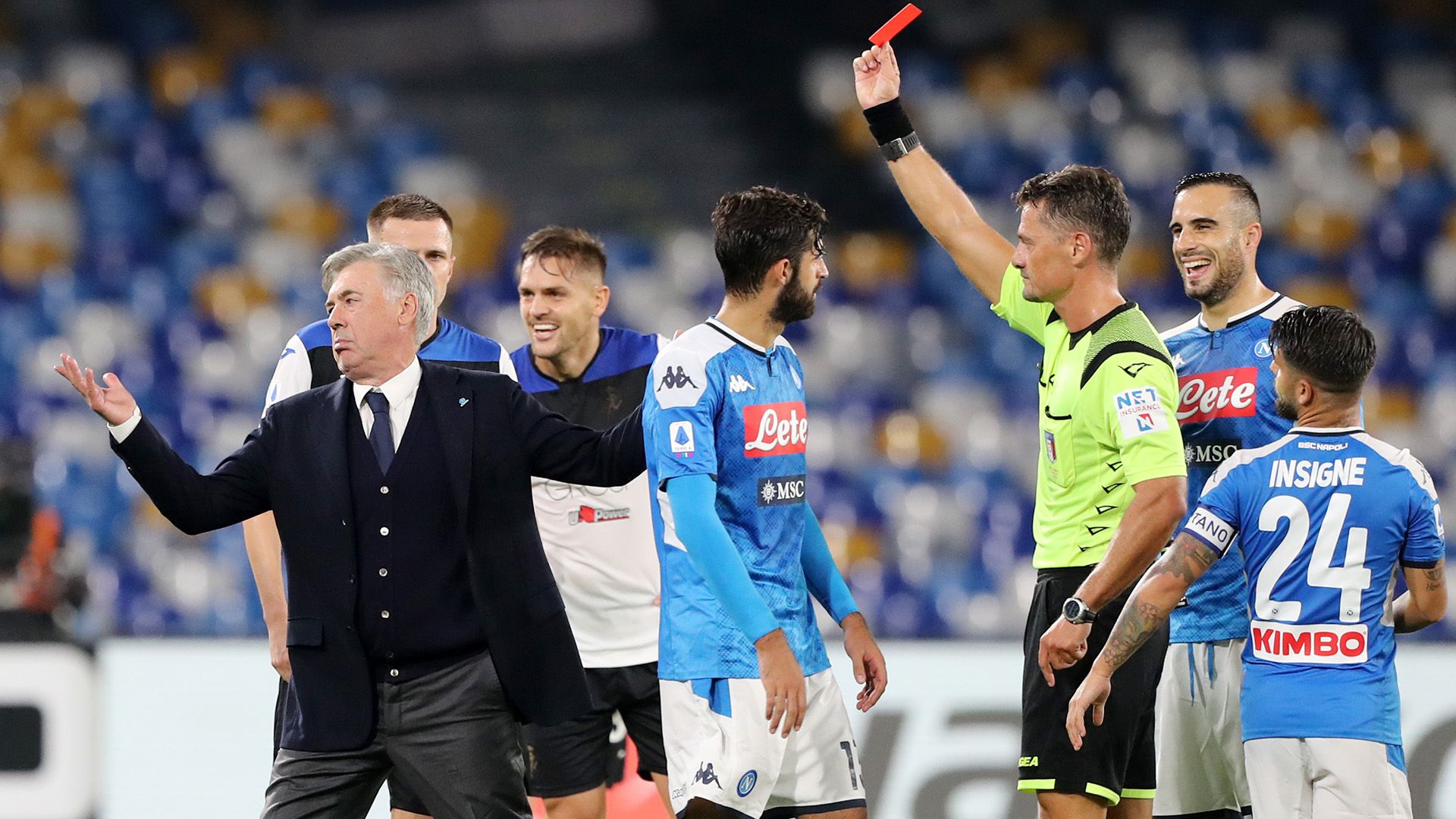 Carlo Ancelotti Napoli 2019-20
