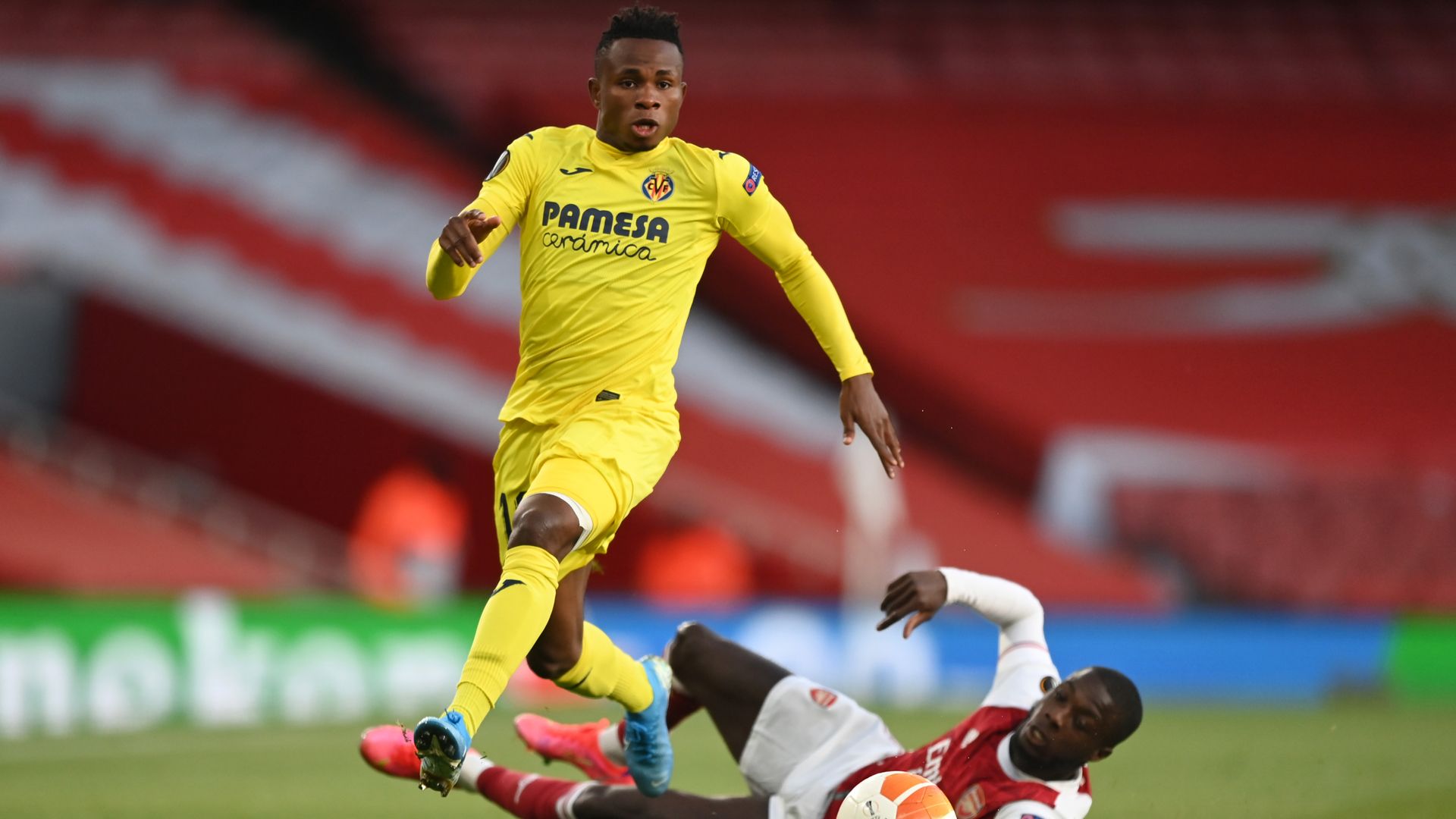 Pepe y Chukwueze, Arsenal vs. Villarreal