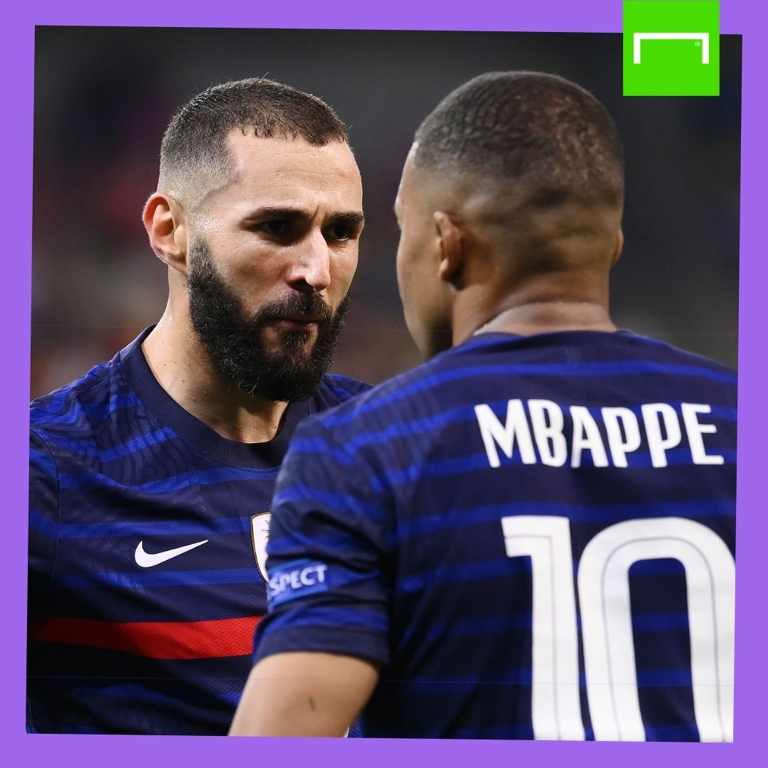 Karim Benzema Kylian Mbappe France GFX