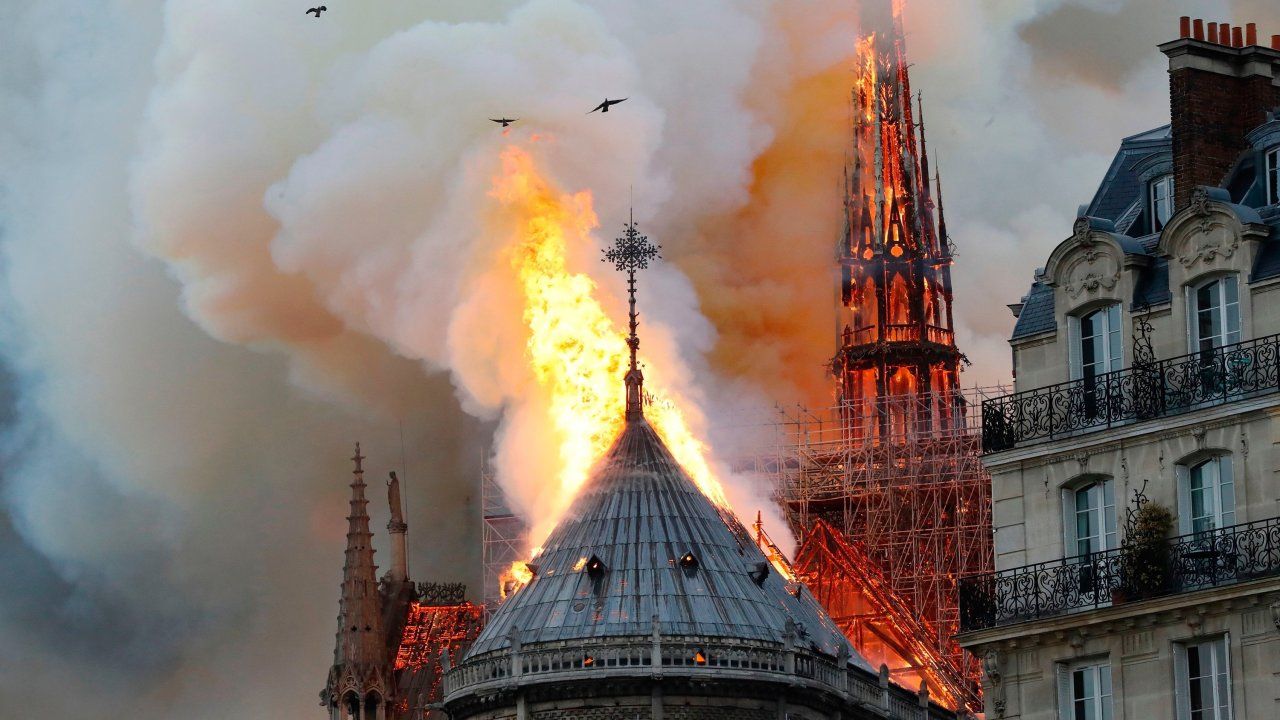 Notre Dame Paris fire