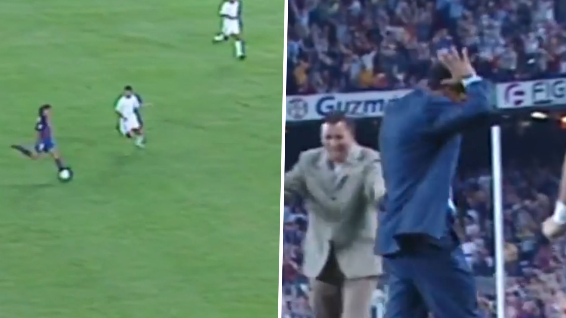 GFX Ronaldinho Rijkaard Barcelona Sevilla 2003