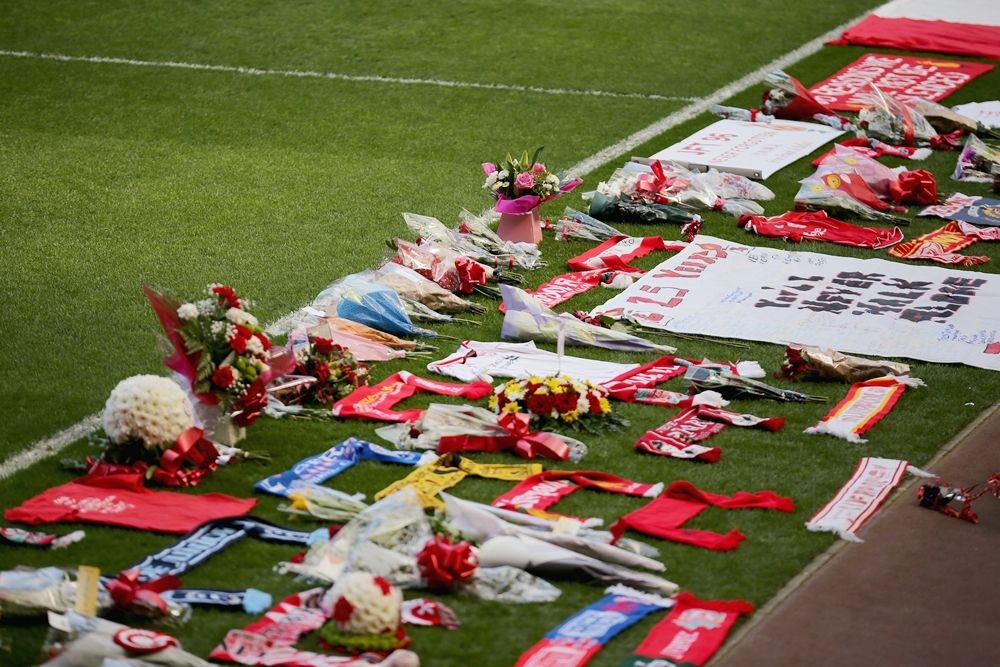 memorial service to mark the 25th anniversary of the Hillsborough Disaster