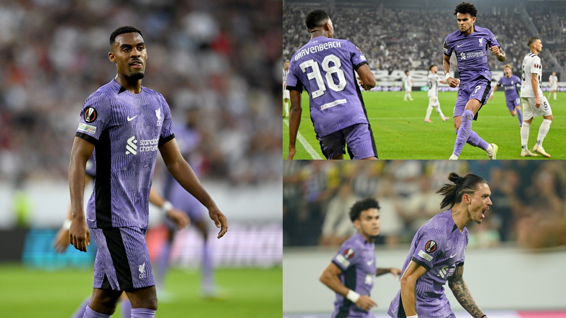 GFX Info Ryan Gravenberch Luis Diaz Darwin Nunez Liverpool LASK