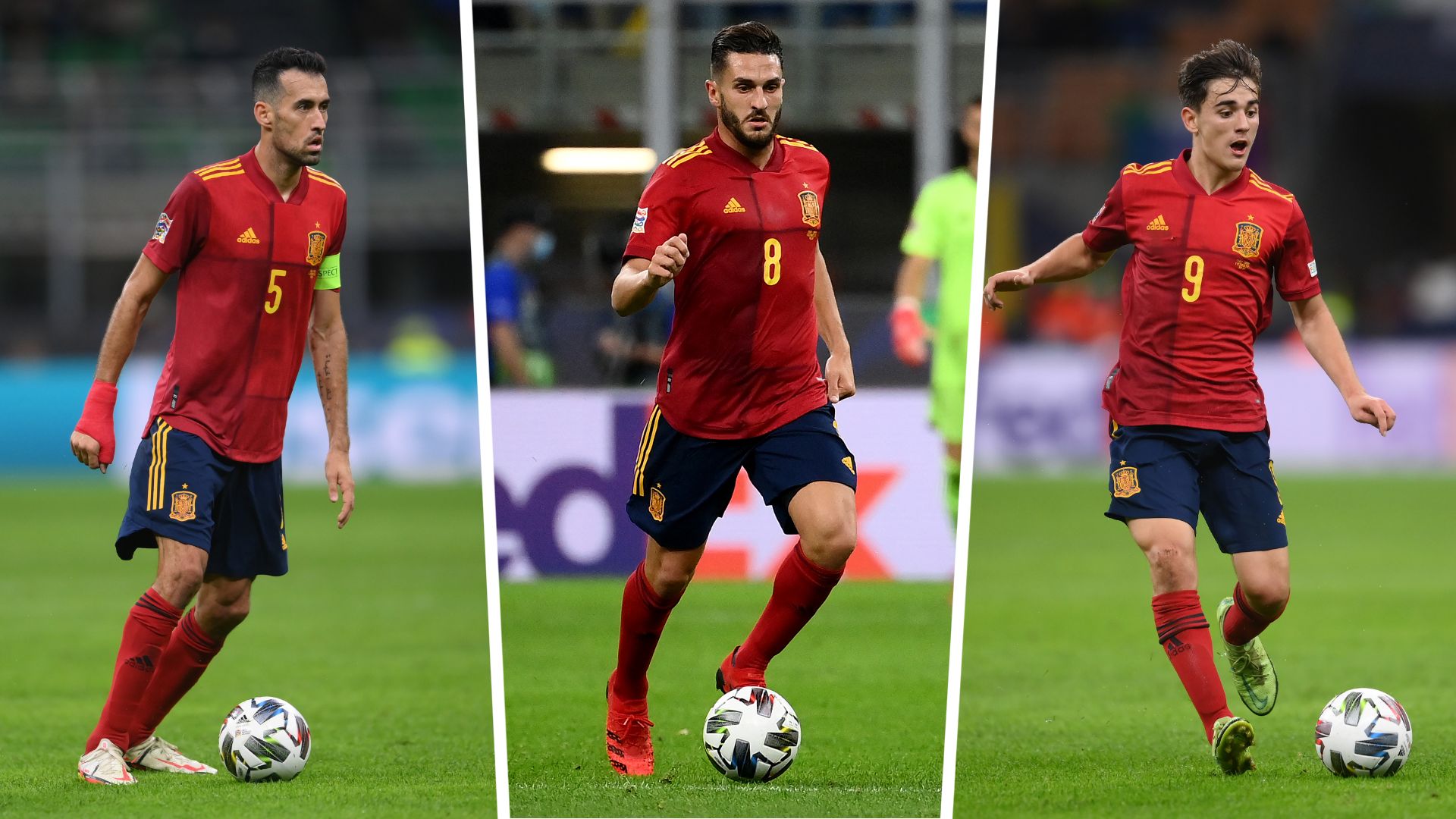 Busquets Koke Gavi España