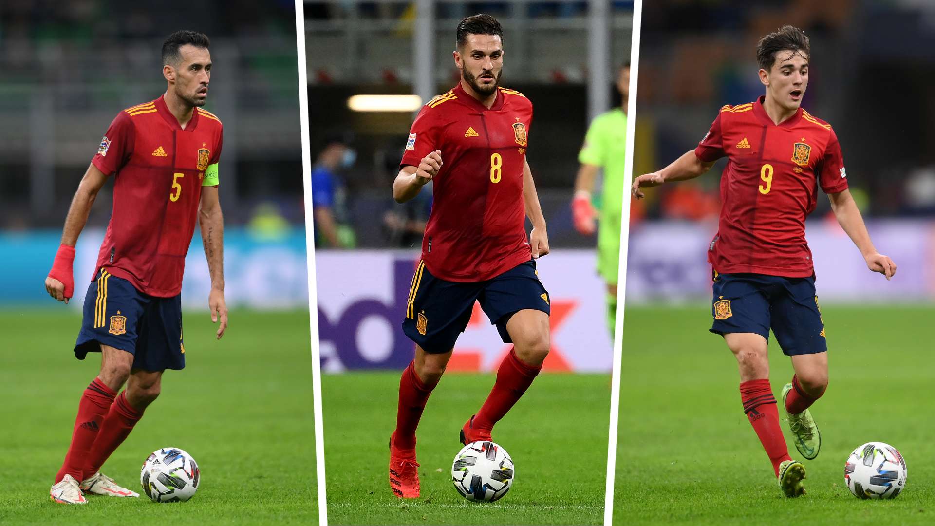 Busquets Koke Gavi España