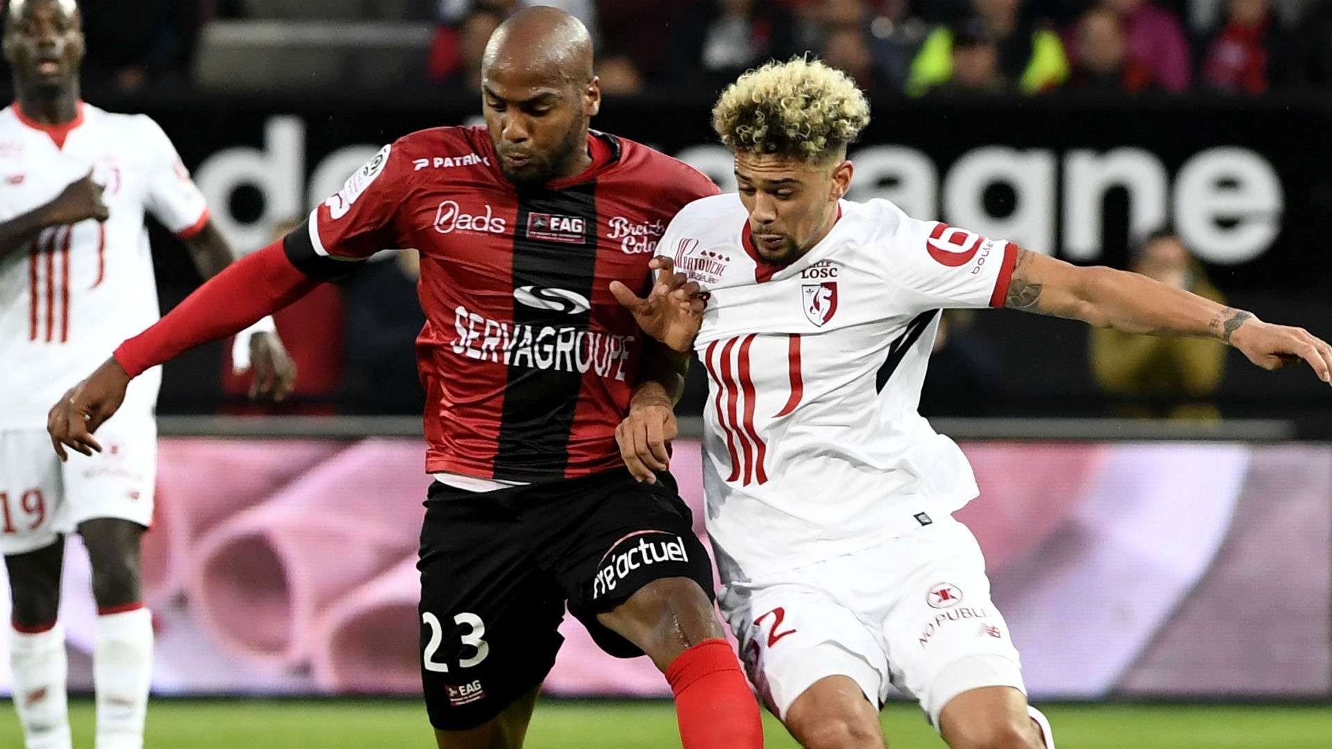 Jimmy Briand Kevin Malcuit Guingamp Lille Ligue 1 16092017