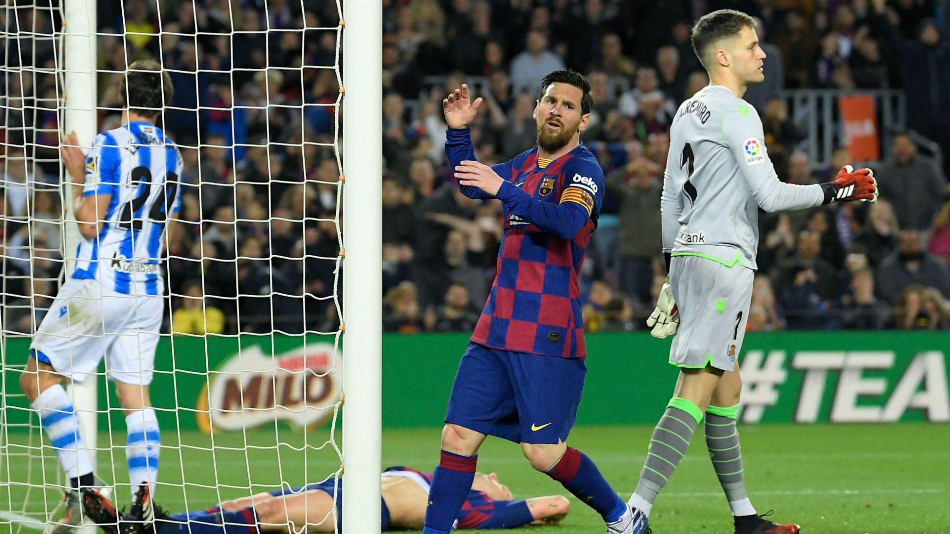 Messi Remiro Barcelona Real Sociedad LaLiga